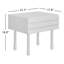 Lap 1 - Drawer Solid Wood Nightstand-16388524