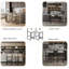 Ensemble 2 pièces avec structure moderne en métal et cuir beige - Parfait pour la cuisine, le comptoir et les chaises de bar