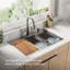ArmorClean 33 in. Stainless Steel Drop-In Double Bowl Kitchen Workstation Sink with Accessories