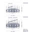 Skybell 62 - Light LED Chandelier