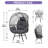 Egg Chair With End Table-87175561
