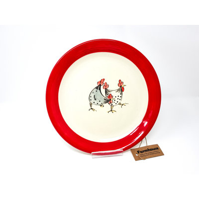 Ines  26.42cm Handmade Ceramic Dinner Plate