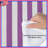 Purple Vertical Stripes Comforter-125167687