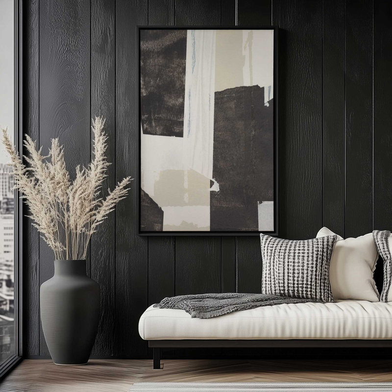 «Fragments of Contrast III», reproduction sur toile dans un cadre, H 30,75 po x l 20,75 po, Érable américain