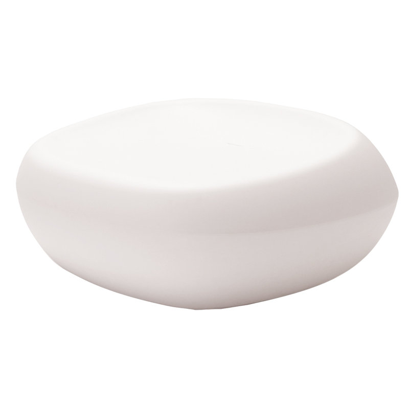Noma Outdoor Ottoman, White