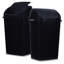 Poubelle à couvercle en plastique 13 gallons