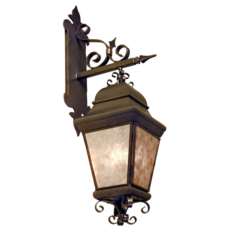Gilded Tobacco 3-Light Monaco Elegance Sconce with Silver Mica