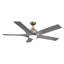 Ventilateur de plafond 56 po avec lumières DEL et télécommande Berenise