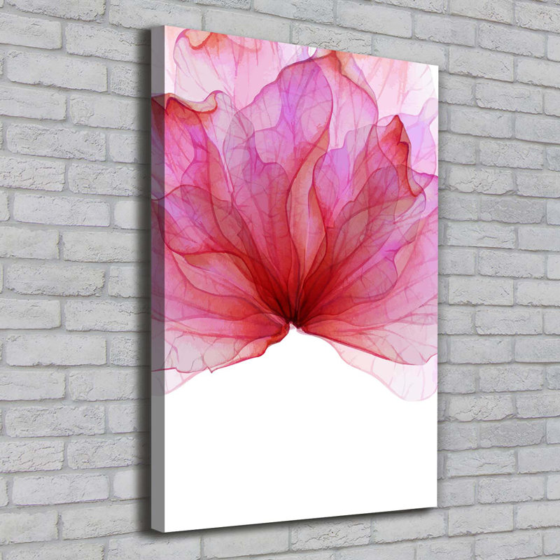Pink Flower - Wrapped Canvas Print