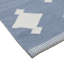 Geometric Area Rug in Dusty Blue/Ivory-50686315