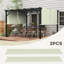 Auvent de remplacement en polyester brun Outsunny
