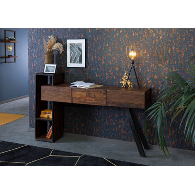160cm Solid Wood Top Console Table