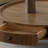 Simple round coffee table set