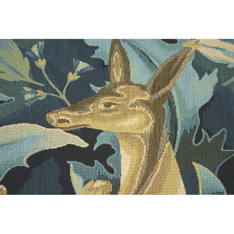 Forest With Deer  European Cushion Covers, Cream Deer 1