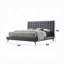 Grand lit plateforme tapissier Parkersburg-118026260