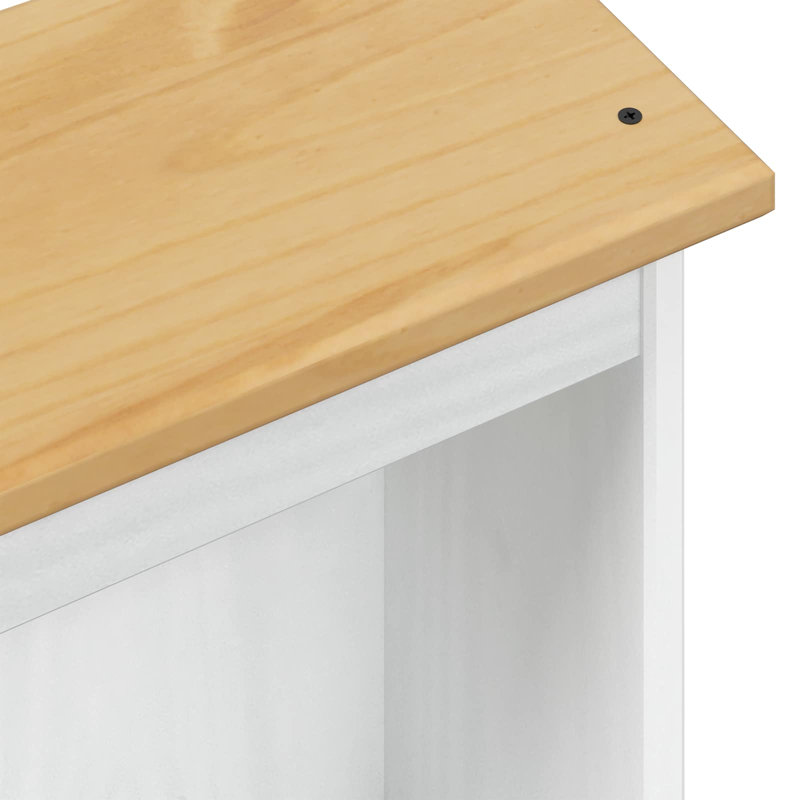 46 cm W Solid Wood Bookcase, (5 Shelves) 170cm H x 46cm W x 20cm D