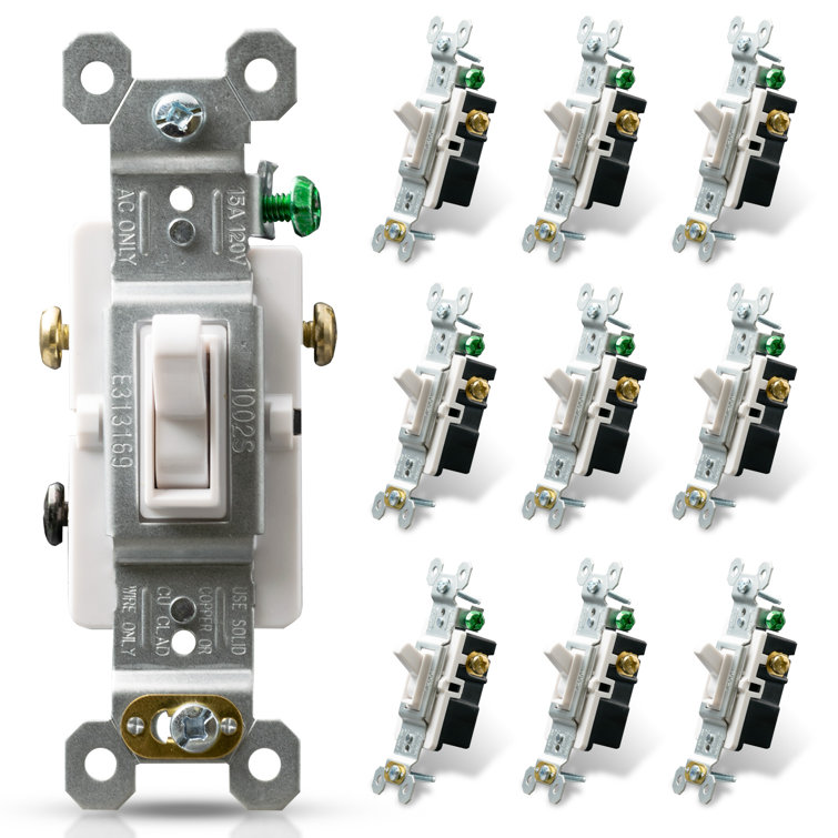 15 Tamper Resistant 3-Way Toggle Light Switch