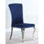 Ensemble de chaises d'appoint bleues (ensemble de 4)-1091997332