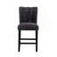 Ensemble de table et tabourets de bar gris foncé