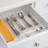 Linus 2" H x 13.75" W x 10.75" D Flatware & Kitchen Utensils Drawer Organizer