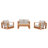 Outdoor 4-piece Garden Patio Set