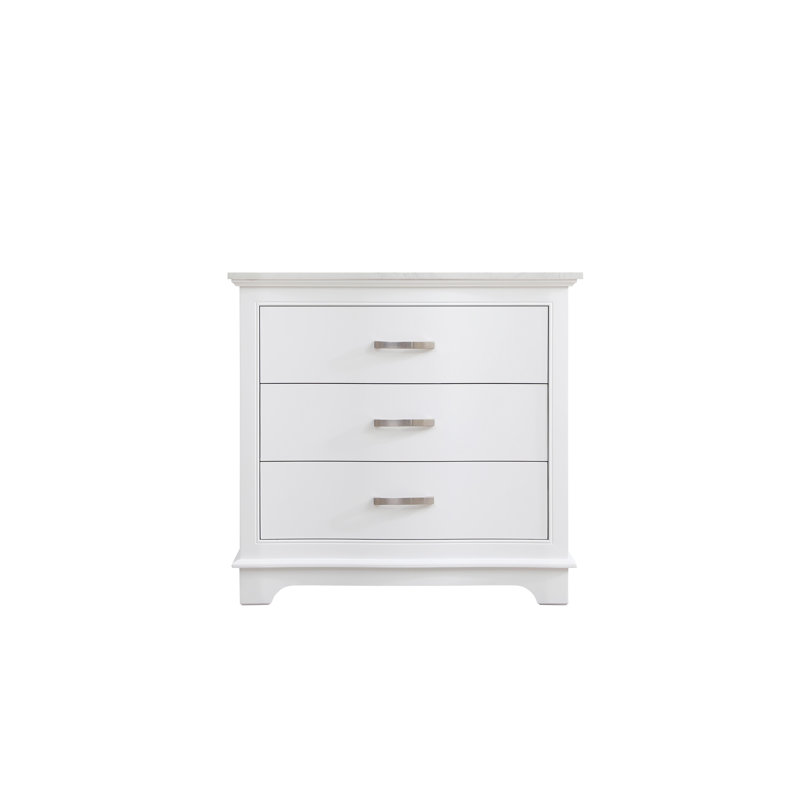 Meuble-lavabo simple 36 po Knox, Blanc