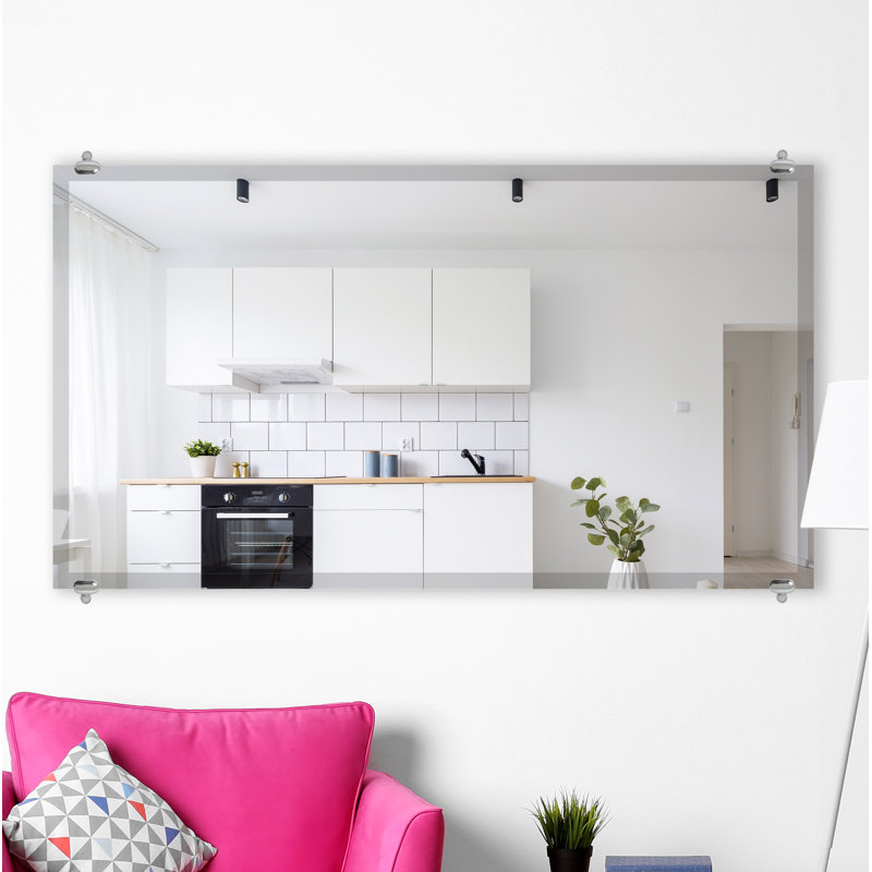 Miroir biseauté sans cadre Mansell, H 36 po x l 64 po