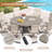 60" Round Metal Patio Dining Table-1876241708