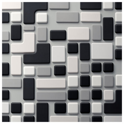 Geometric Block Pattern Wall Tapestry - Geometric Wall Decor