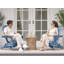 Ensemble de 2 chaises Adirondack pliantes en bois massif pour terrasse, cour, porche, jardin et terrasse avec accoudoirs larges-1203122087-1206467600