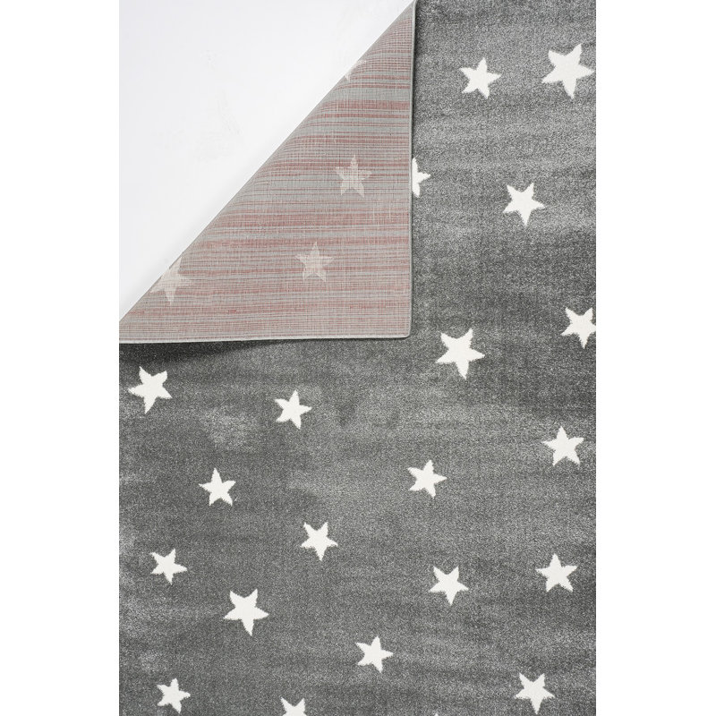 Gustaaf Machine Woven Grey/White Rug, Runner 100 x 300cm