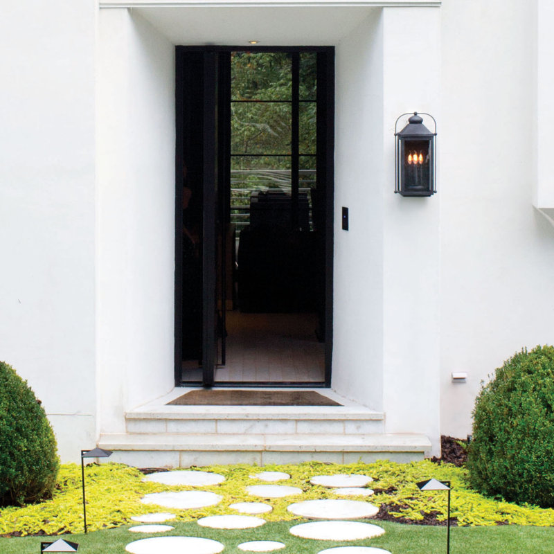 Anchorage 4-Light Outdoor Wall Lantern, Aged Zinc