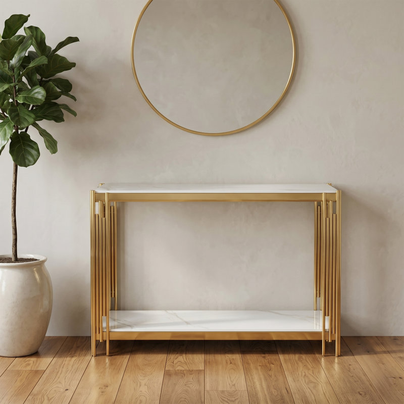 Kya 120cm Stone Top Console Table
