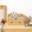 Organisateur de bureau en bambou avec 3 tiroirs