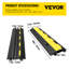 Rampe de protection pour câble à 2 câbles en caoutchouc 40 po x 9,7 po x 2 po VEVOR Speed Bump