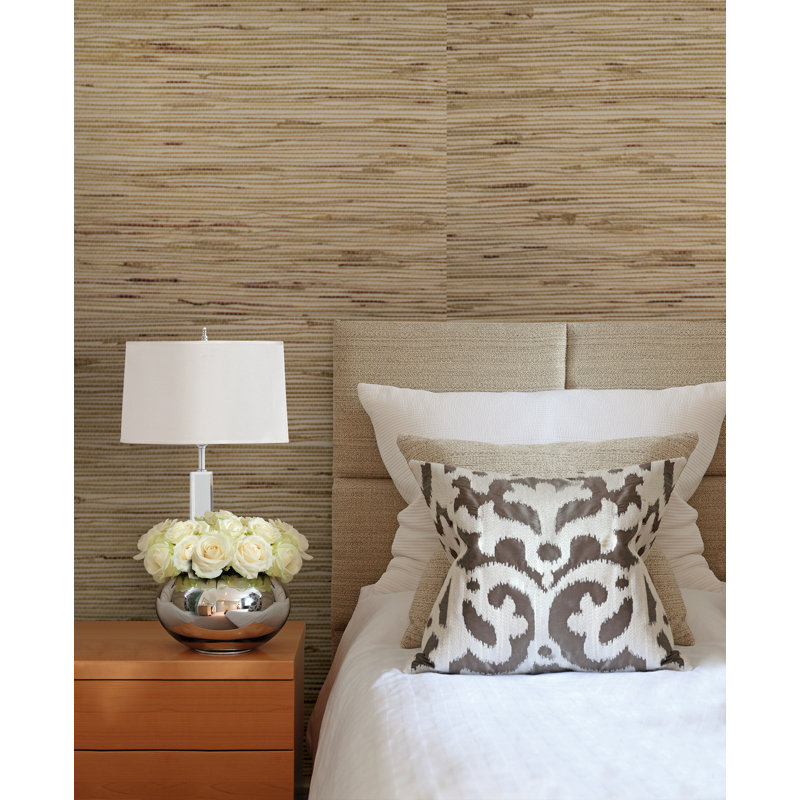 Caudill Grass Cloth Striped Roll