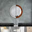 Huldar Glass Flat Wall Mirror