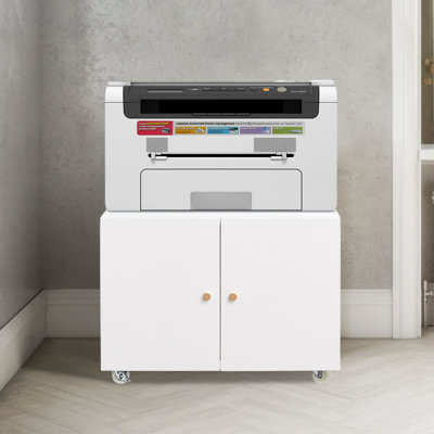 Mahfouz 23.62'' Wide Mobile Steel File Cabinet