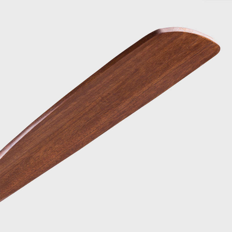 Ventilateur de plafond noir chaud avec 3 lumières en bois massif et moteur à courant continu réversible à télécommande, Brun