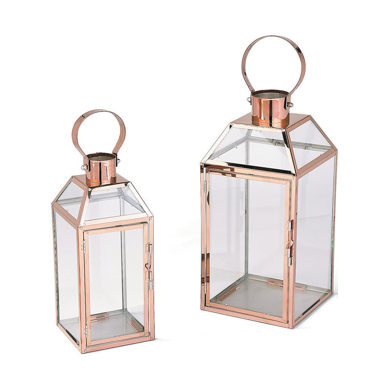 16.2'' H Metal Tabletop Lantern