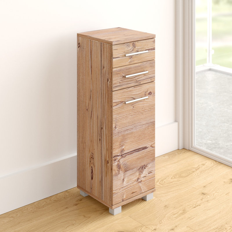 Isola Freestanding Linen Cabinet, Beige