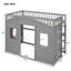 Lit mezzanine avec échelle en pin massif-311163861-311163863