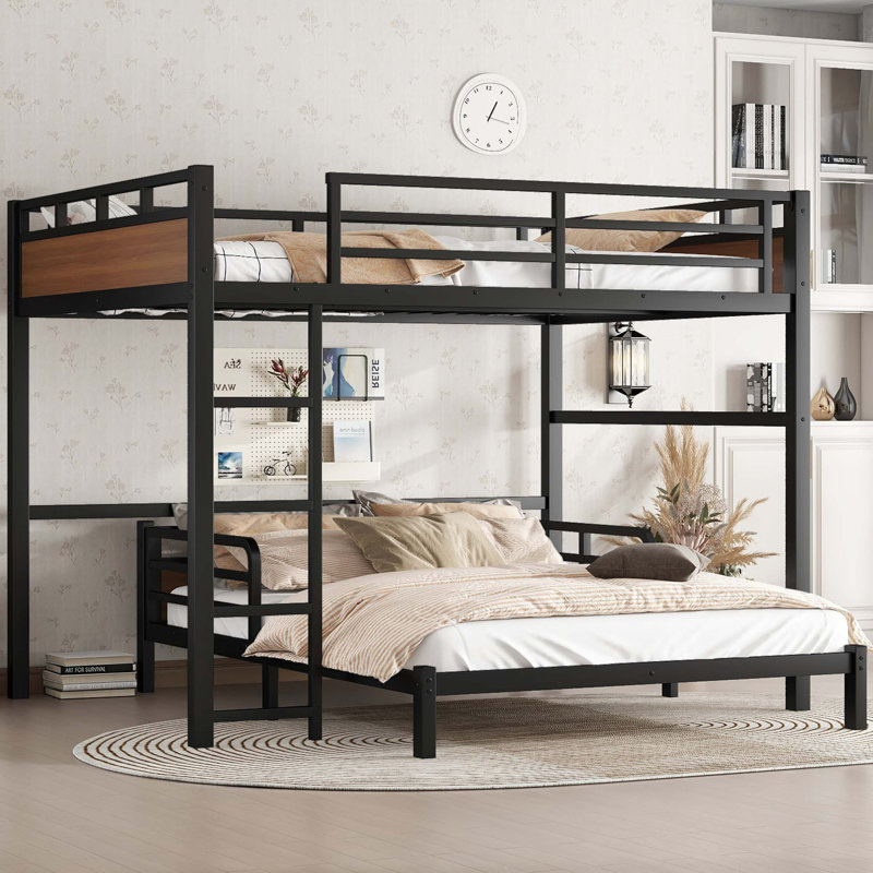 Versatile Separable Metal Bunk Bed with Safety Fence