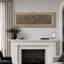 «Geomet Line», art abstrait Wabi Sabi brun et noir, images murales neutres de style Mid-Century, impression sur toile encadrée-111565896-98042122
