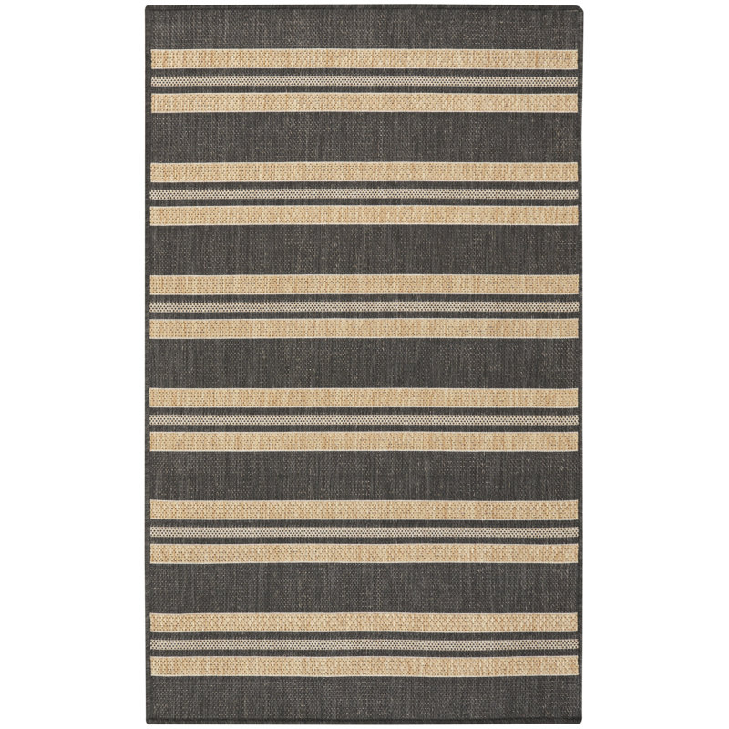 Manderella Modern Rug, Charcoal, Rectangle 3' x 5'