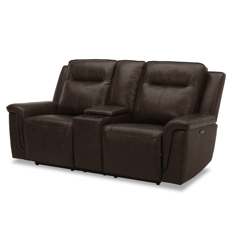 Murraylee Loveseat w/ Console - Cognac
