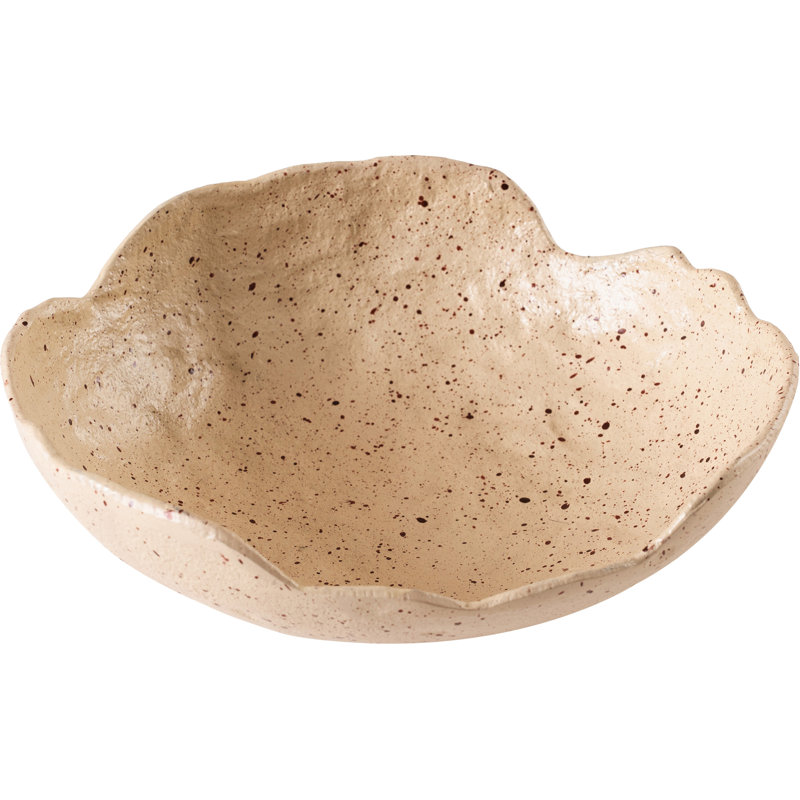 Bol en aluminium Calyx Beige, Beige