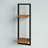 10" Wide Metal Frame 2-Tiered Wall Shelf