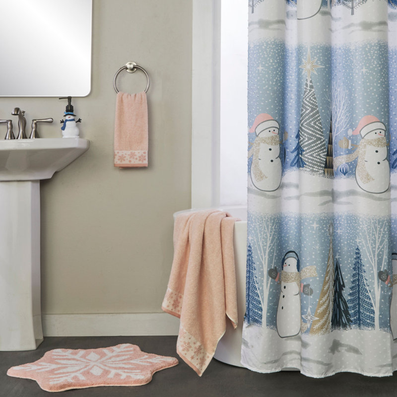 Heather Snowflake Jacq Bth-Blush, Blush