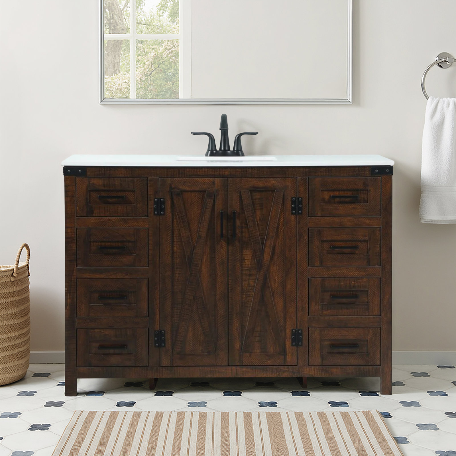 Slayton 48'' Single Bathroom Vanity, Expresso